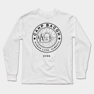 Camp Bacon 2022 - Black Long Sleeve T-Shirt